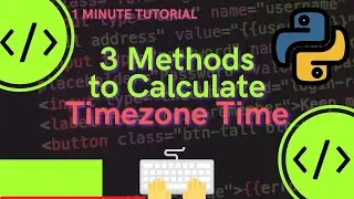 Current Time zone time can be calculated by 3 Methods #Shorts