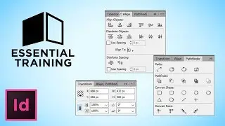 Understanding Transform, Align, and Pathfinder, InDesign Essential Training