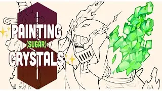 Painting crystals n' candy