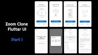 Flutter UI Tutorial | Zoom Clone flutter app  ( Part 1 ) - Day 27