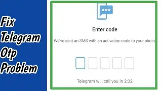 How To Fix Telegram Verification Code Problem | Activation code or Otp Code Problem Telegram