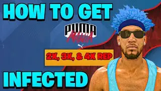 HOW TO GET 2X, 3X, & 4X REP (INFECTED) in NBA 2K22! PUMA MANIA BEST REP METHOD 2K22!
