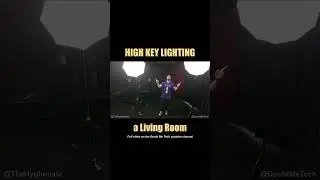 High Key Lighting a Living Room [ How to Light for Video Tutorial ]