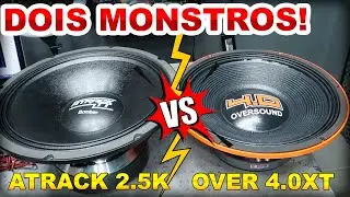 TRETA! Oversound 4.0 XT vs Bomber Atrack TT 2.5K 15 Pol