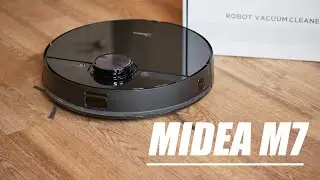 МОЩНЫЙ робот пылесос с влажной уборкой с Aliexpress. Обзор Midea M7