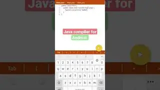 Code Java on your Android device!! 