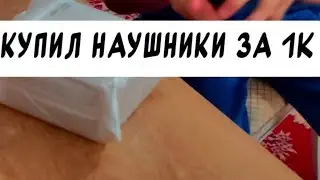 купил наушники за 1k рублей