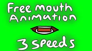 FREE Mouth Animation Greenscreen chroma key editing CapCut