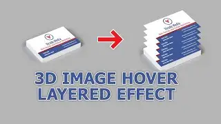 3D Image Hover Layered Effect | CSS HTML