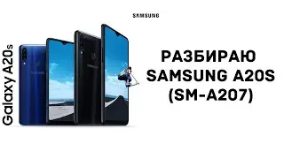 Как разобрать Samsung A20S. Disassembly Samsung A20S