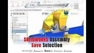 #tutorial #solidworks Assembly lebih mudah dengan Save Selection