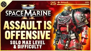 Space Marine 2 - Assault Class Is OFFENSIVE! | Solo Max Assault | Max Difficulty Gameplay