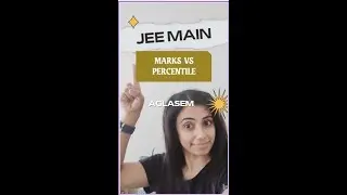 JEE Main 2022 Marks vs Percentile | Aglasem