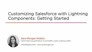 Course Preview: Customizing Salesforce with Lightning Components: Getting Started