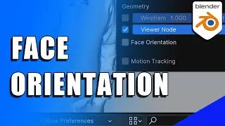 Face Orientation in BLENDER 3D