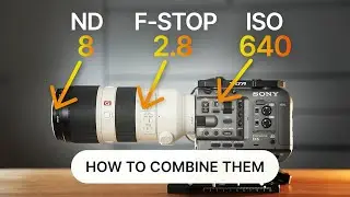 How F-STOP, ISO and ND-values work together