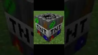 Unusual TNT explosion in Minecraft #shorts