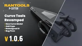 RanTools (and P-Cutter) v1.0.6 Out Now|New Curve Modal| Cables and Caps|Better UI |New Blender Addon