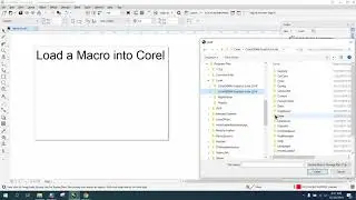 Corel Draw Tips & Tricks Macro and how to load into CorelDraw