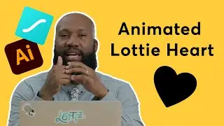 Heart Lottie animation. Illustrator to After Effects: LottieFiles Tutorial with Salih Part 1/3