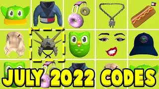 ALL NEW JULY 2022 ROBLOX PROMO CODES! New Promo Code Working Free Items Events (Not Expired)