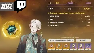 Genshin Impact Streamers Roll Artifacts 