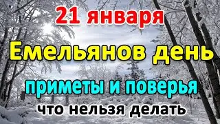 📍21 января–Емельянов день. Что нельзя делать?🤔 Приметы и поверья