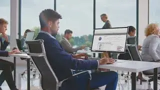 4K Footage Sales Agent, Office, Screen, Computer | Free Stock Video Footage [ No Copyright ]