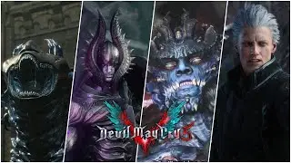 Devil May Cry 5 All Boss Death Scene / Lose Scene