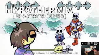 (Hypothermia) (FC) (HANDCAM) Frisk vs Undead Papyrus, Sans (FNF Hypno's Lullaby UNDERTALE Mix)