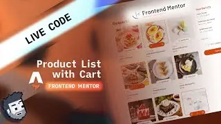 Live Code: Frontend Mentor Product List with Cart (with Astro)