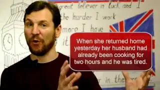 Сравнение английских времен - Past perfect continuous & Past Continuous