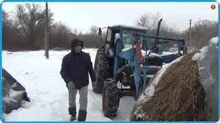 ЕЛЕ ЗАВЁЛ ТРАКТОР И ЭТО БЫЛО ТОЛЬКО НАЧАЛО....ЖИЗНЬ В РУССКОЙ ДЕРЕВНЕ