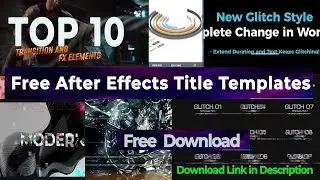 10 Best Free After Effects Title Templates - After Effects Templates