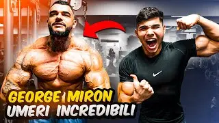 CUM SE ANTRENEAZA UN CULTURIST PROFESIONIST?! I UMERI+TRICEPS CU GEORGE MIRON