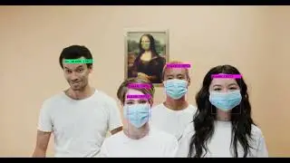 YOLOV3 Mask No Mask Test Video 1