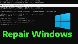 How To Repair Windows 11 Using Only CMD Command Prompt