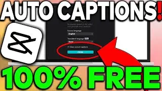 How To Make Automatic Captions On Any Video For FREE! | CapCut Tutorial (EASY)