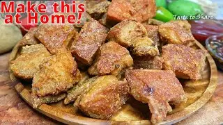 Do not fry Pork directly💯👌 No need to airdry❗ this easy method will make Pork Super Crispy & Tasty✅