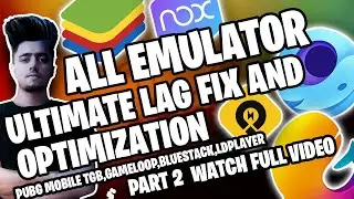 Gameloop Ultimate Lag Fix For All PCs 2021 | PUBG Emulator Lag Fix | Gameloop Rendering & Freezing