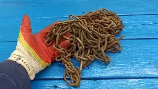 I couldn't believe it myself! A genius idea in 5 minutes from an old metal chain!