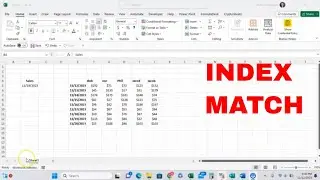 HOW To Use INDEX MATCH to Lookup Values in Microsoft Excel! Nest Mach Function In Index. 