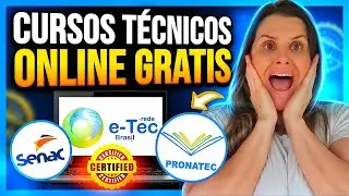 CURSOS TÉCNICOS ONLINE E GRATUITOS COM CERTIFICADO RECONHECIDO PELO MEC- TOP CURSOS ONLINE GRÁTIS