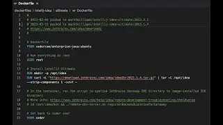 Environment consistency: Changing an IntelliJ version in a container image