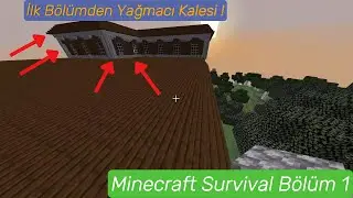 BİR GARİP BAŞLANGIÇ ! 10 DAKİKADA YAĞMACI BASE'İ VE KÖY ! - Minecraft Türkçe Seri B1