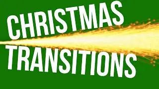 Christmas Light Green Screen Transitions Pack 4K