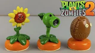 Растения против зомби 2 Подсолнух Горохострел Стенорех ( Plants vs zombie 2 ) лепка из пластилина