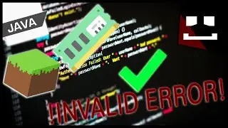 How To Fix Invalid Heap Size Error for Minecraft Servers **JAVA**