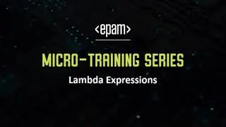 Java Microtrainings Series - Lambda Expressions