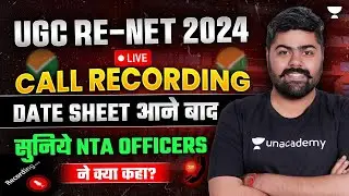 UGC NET Official Update by NTA Officers | LIVE Call Recording of NTA Office for UGC NET Re Exam 2024